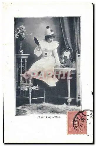 Cartes postales Femme Pierrot