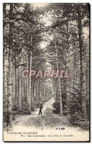 Ansichtskarte AK Arbre La Louvesc Les allee de Versailles