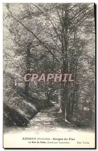 Ansichtskarte AK Arbre Annecy Gorges du Fier Le bois du poete Lamartine