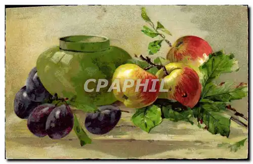 Cartes postales Pommes Prunes
