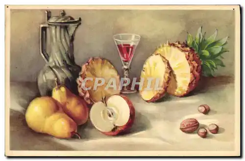 Cartes postales Ananas Poire