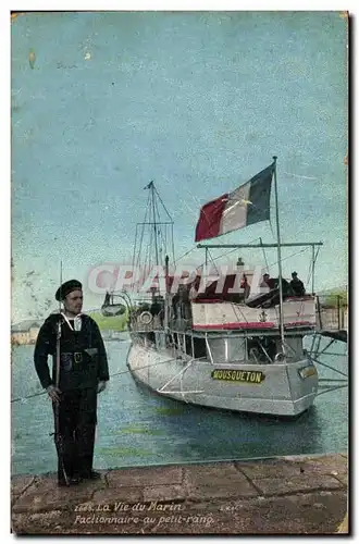 Cartes postales Militaria Marins La vie du marin Factionnaire au petit rang