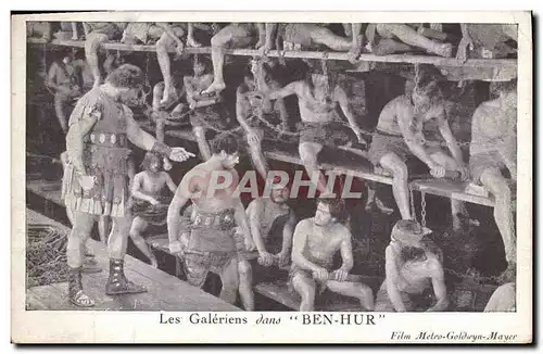 Cartes postales Cinema Les galeriens dans Ben Hur