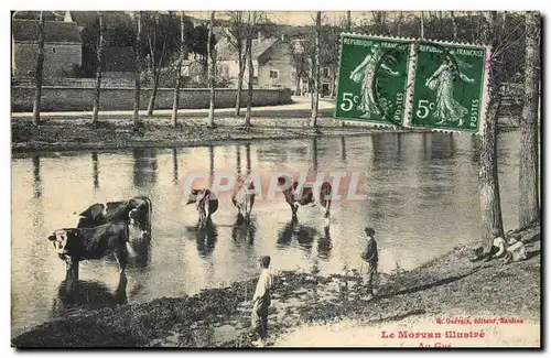 Cartes postales Folklore Morvan le Gue Vaches