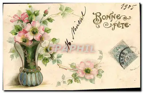 Cartes postales Fantaisie Fleurs