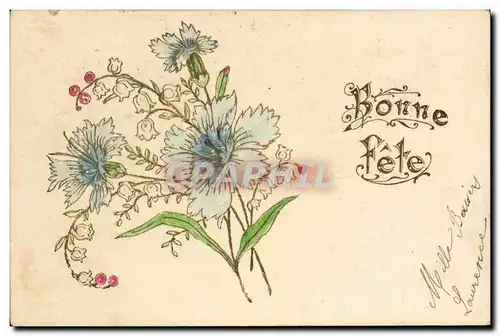 Cartes postales Fantaisie Fleurs