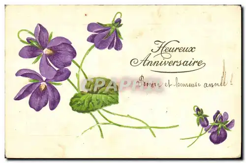 Cartes postales Fantaisie Fleurs