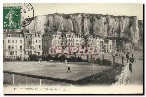 Cartes postales Tennis Le Treport l&#39esplanade