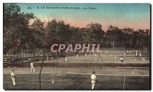 Ansichtskarte AK Le Touquet Paris Plage Les Tennis