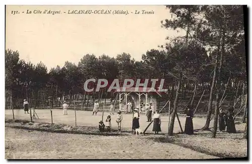 Cartes postales Tennis Lacanau Ocean Cote d&#39Argent