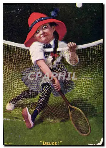 Cartes postales Tennis Enfant