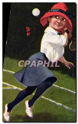 Ansichtskarte AK Tennis Enfant Vantage in