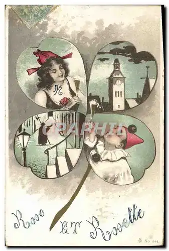 Cartes postales Fantaisie Pierrot