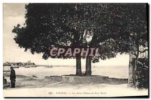 Ansichtskarte AK Arbre Fouras Les deux chenes du Port Nord