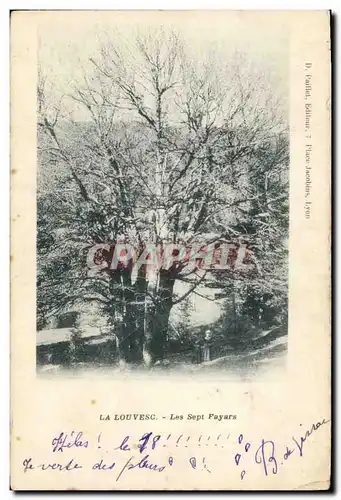 Cartes postales Arbre La Louvesc Les sept Fayars