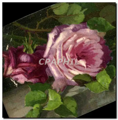 Cartes postales Fantaisie Fleurs