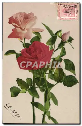 Cartes postales Fantaisie Fleurs