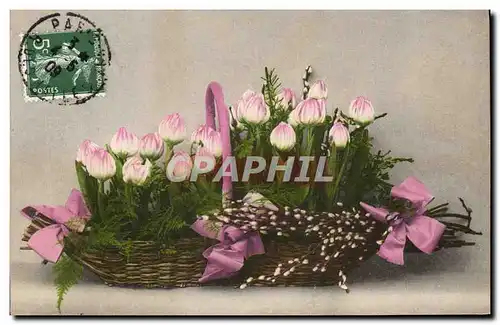 Cartes postales Fantaisie Fleurs