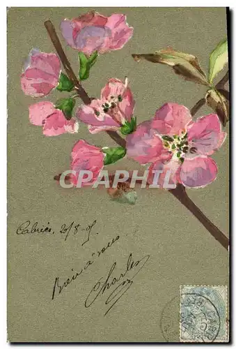 Cartes postales Fantaisie Fleurs