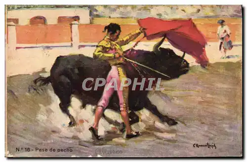 Cartes postales Corrida Course de taureaux