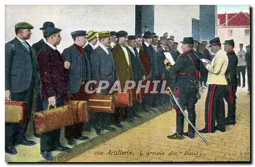 Ansichtskarte AK Militaria Artillerie L&#39arrivee des Bleuets