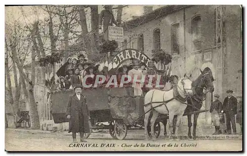 Cartes postales Carnaval d&#39Aix Char de la Danse et de la Charite Aix en Provence