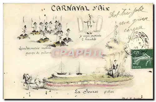 Cartes postales Carnaval d&#39Aix Aix en Provence