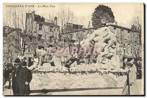 Ansichtskarte AK Carnaval d&#39Aix Le Dieu Pan Aix en Provence