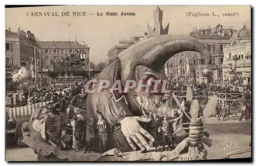 Ansichtskarte AK Carnaval de Nice Le Nain jaune