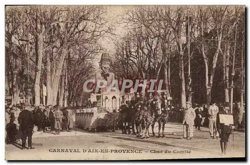 Ansichtskarte AK Carnaval d&#39Aix en Provence Char du comite