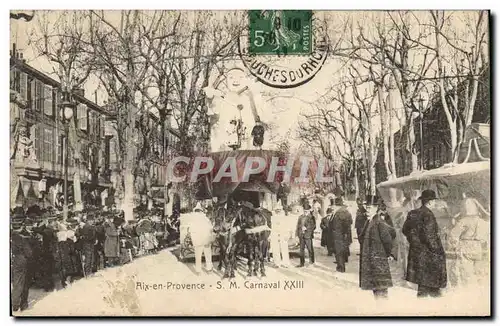 Cartes postales Carnaval XXIII Aix en Provence
