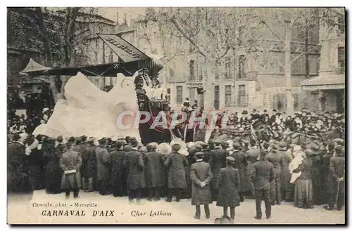 Ansichtskarte AK Carnaval d&#39Aix Char Latham Avion Aviation