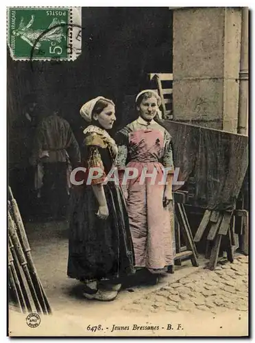 Cartes postales Folklore Jeunes Bressanes