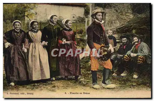 Cartes postales Folklore Ebaudes en Bresse