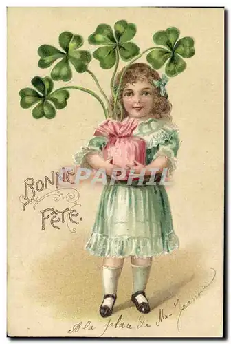 Cartes postales Fantaisie Fleurs Enfant