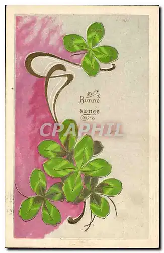 Cartes postales Fantaisie Fleurs Trefles