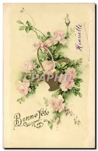 Cartes postales Fantaisie Fleurs