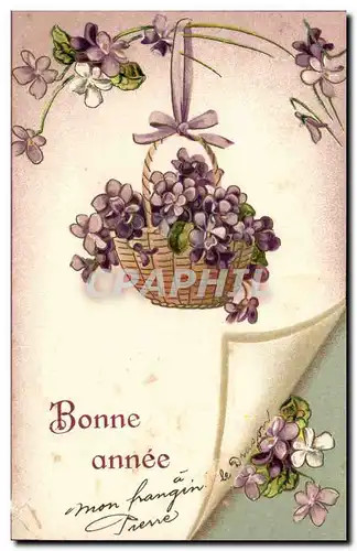 Cartes postales Fantaisie Fleurs