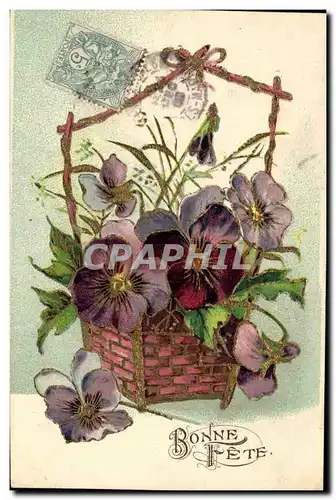 Cartes postales Fantaisie Fleurs