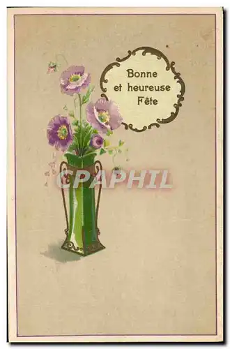 Cartes postales Fantaisie Fleurs