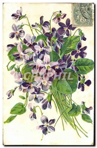 Cartes postales Fantaisie Fleurs