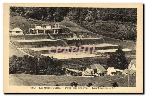 Cartes postales Tennis Le Mont Dore Parc des Sports