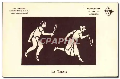 Cartes postales Tennis