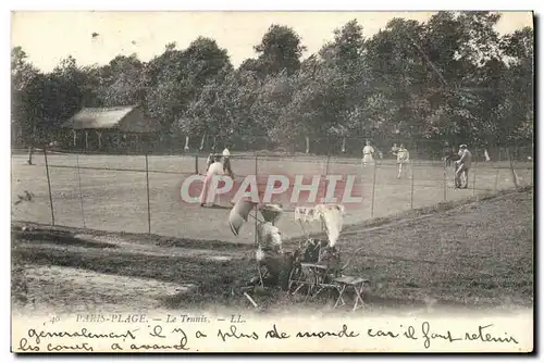 Ansichtskarte AK Tennis Paris Plage