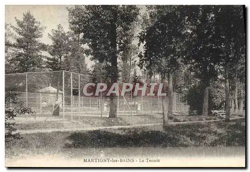 Cartes postales Tennis Martigny les Bains