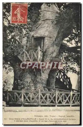 Cartes postales Arbre Gros chene d&#39Allouville
