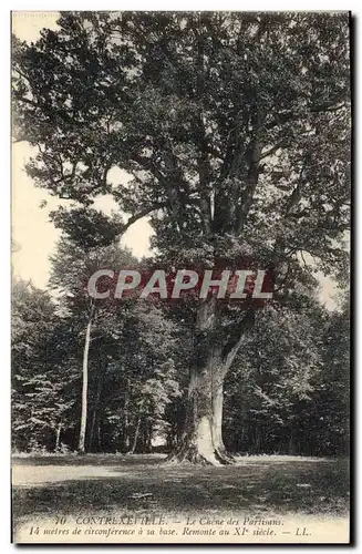 Cartes postales Arbre Contrexeville Le chene des Partisans