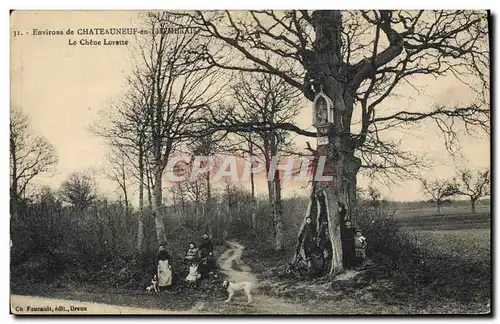 Ansichtskarte AK Arbre Environs de Chateauneuf en Thymerais Le chene Lorette