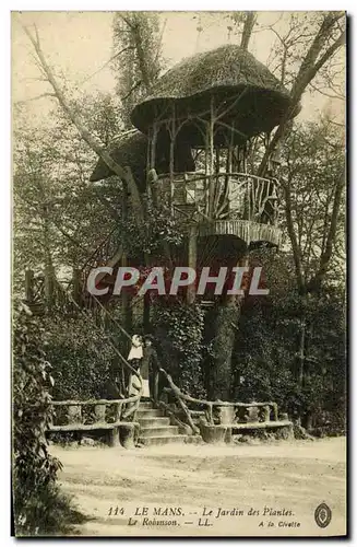 Cartes postales Arbre Le Mans Le jardin des plantes Le Robinson