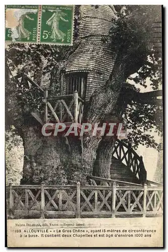 Cartes postales Arbre Allouville Le gros chene